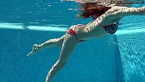 Look at this perfect ass and pointy nipples on skinny MILF Nicole