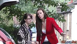 Classy Mature Brit In Stockings Sucks And Fingers In Group Scene