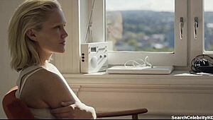 Ellen Dorrit Petersen goes nude in Blind 2014, showcasing big tits in steamy scenes.