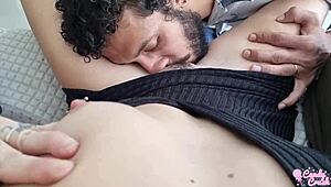 Cute latina babe with big ass gets fucked at home instead of dining out.