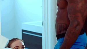 Yo, this impulsive brunette just couldn’t resist those huge BBCs for double penetration