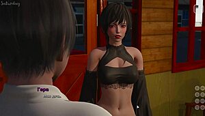 watch the complete gameplay where my bully becomes my lover, featuring japanese girl with big tits masturbating to orgasm outdoors.