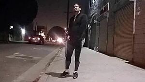 Latino Gay Bubble Butt Offering Holes on the Street