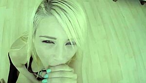 i'm hooked on aubrey gold, 18, sucking brandon iron, 47. her pov cumshot is unreal!