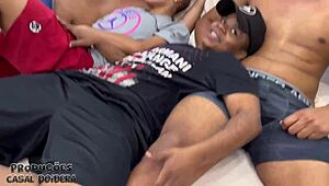 Lesbian couple swapping partners with friends for wild sex 😜