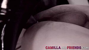 Fetish Shemale In Latex Suit And Mask Fucks