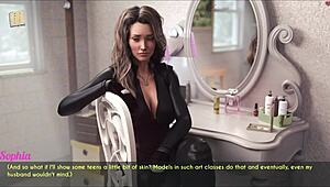 This amateur wife and stepmother get wild together