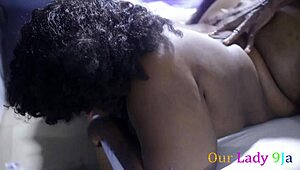 Spider-Man style banging with huge BBC on my BBW doggystyle