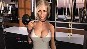 SUMMERS GONE 43 in anime gym scene