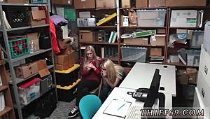 Hardcore Strap-On Slamming with Teen Asshole Fingering by Boss.