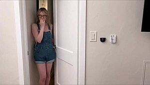 nerdy little 18+ step sister tries new things with melody marks & theodora day