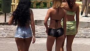 Intense Fucking In Rio De Janeiro With Hot Brazilian Friends Outdoors