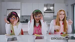 Hey, wanna join our book club foursome with nerdy girlfriends tonight?