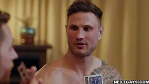 jayden marcos and phoenix ocean share a hardcore bareback fuck in uniform