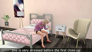 In Sims 4, a straight girl gets seduced by a lesbian prostitute for her first scissoring experience