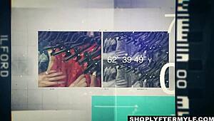 Sofi Ryan drops to her knees, satisfying Officer Wrex Oliver’s cock in the office to dodge trouble. She takes it doggystyle like a pro!