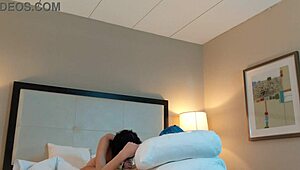 20 year old deepthroats huge cock