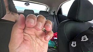 Exclamatory-Raw Incredible! Casal Mattos Swingers Hit Beach with Nympho for Wild Bathroom Double Action