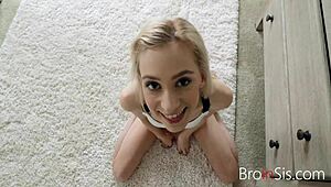 skinny chanel shortcake takes thick cock deep in tight pussy