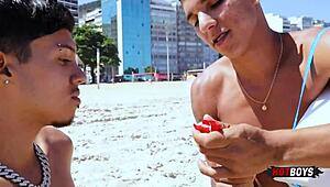 Mamando A Piroca Do Vendedor De Picole Que Conheci Na Praia