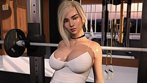 SUMMERS GONE 43 in anime gym scene