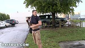Bait Bus - Miami Tourist Cliff Jensen TRICKED Into GAY SEX With Steven Ponce