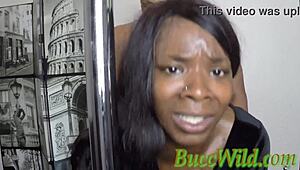 Yo, check this big booty ghetto girl Loyalty in brutal assfucking comp