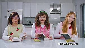 Hey, wanna join our book club foursome with nerdy girlfriends tonight?