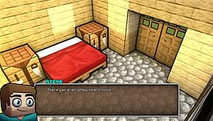 getting sucked near oblivious girlfriend in hornycraft parody