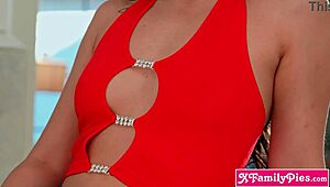 Chinese Teen Stepsister Disciplined Hard by Stepbrother's Huge Cock