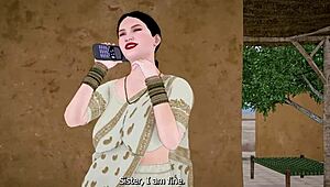 Criminal catches desi bhabhi fingering herself and bangs her hard afterward