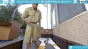 gay vr porn - outdoor ass fuck with a hot stud gabriel