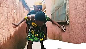 Hide and seek game with neighbor's daughter turns into outdoor fun