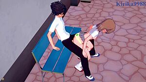 Микоато Мисака и Куроко Ширай полудяват с яко хентай ебане! 🔥