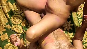Bengali couple’s intimate moment on Holi day