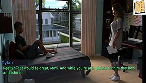 Emotional Game with Teen Wife and Stepmother