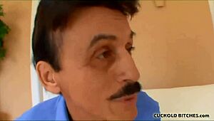 Esposa humilla a cornudo en POV femdom BDSM con fetiches