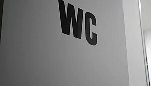 cruising in the public bathroom for that bodybuilder's monster cock.