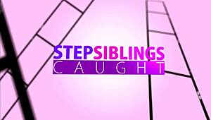 Eliza Ibarra, the horny stepsis, masturbates on her stepbrother's big cock