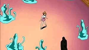 Big titty anime babe receives pussy licking.