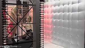 Exotic Blonde Stripper Ash Hollywood Gets Clothes Ripped And Fucked In Cowgirl Orgasm Fantasy