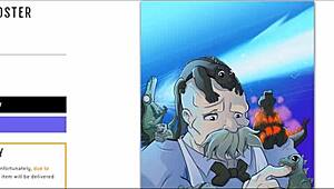 I watch Star Channel 34, part 87, with muscular characters.