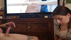 Teen Girlfriend Sucks Cock To Pay Rent