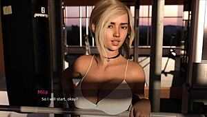 SUMMERS GONE 43 in anime gym scene