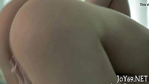 Legal age teen rubs pussy softly