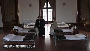 Strict milf Christale Rock dominates two guys in wild sex games