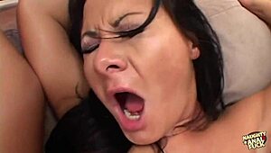 these three guys love playing pool and fucking that brunette anal slut