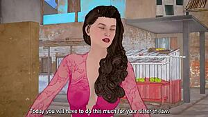 Criminal catches desi bhabhi fingering herself and bangs her hard afterward