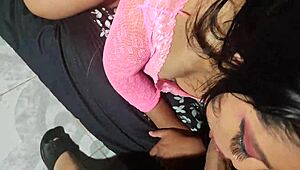 The unfaithful wife craves the neighbor's cock, but only in her big ass.