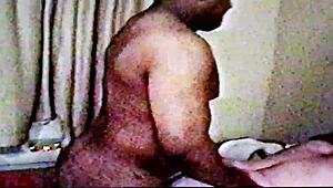 this group of black cocks banging a whore in a wild gangbang